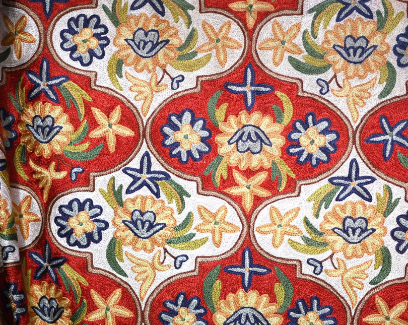 Kashmiri crewel embroidery sample 2