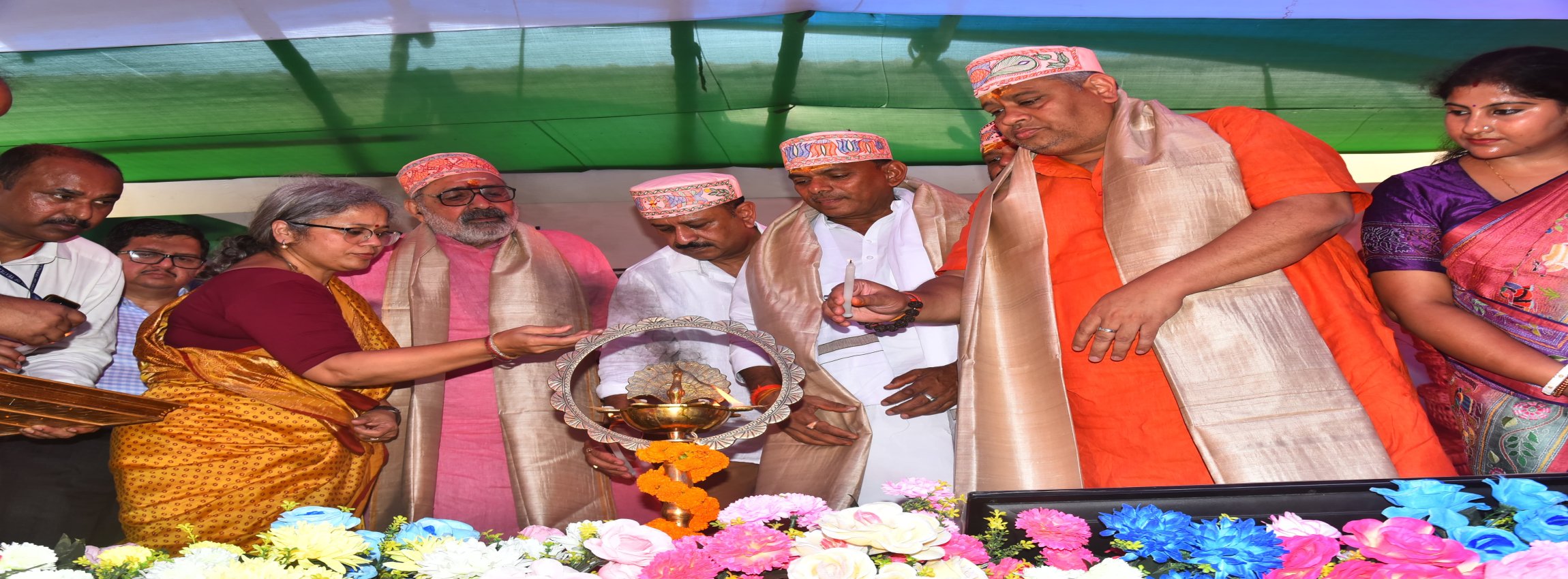 image of Today, Hon'ble Minister of Textiles Shri Giriraj Singh inaugurated the Jalkumbhi Craft Project in Begusarai, Bihar. Supported by DC Handicrafts & EPCH
