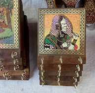 Tarkashi metal inlay work 3