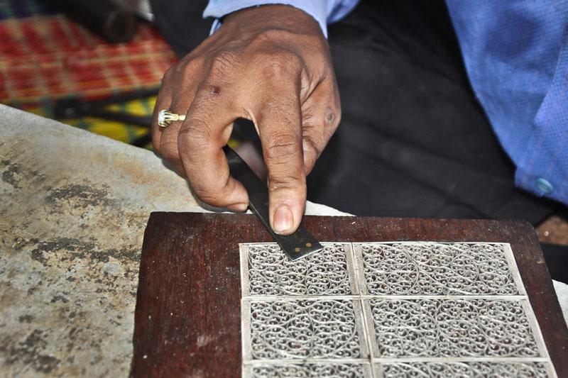 Karimnagar silver filigree work - image 3