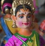 Thanjavur doll close-up 2