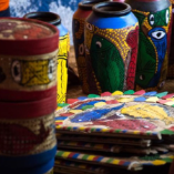 Bengal Patachitra painting detail 1