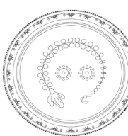 Ganjifa card painting detail 2