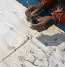 Godna painting detail 1