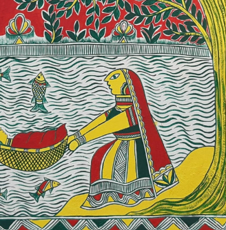 Manjusha art detail 2