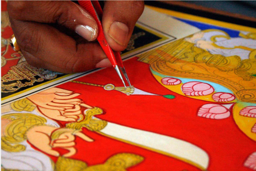 Mysore traditional painting example 1