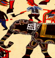 Pithora painting detail 2