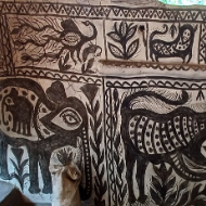 Sohrai–Khovar painting detail 1