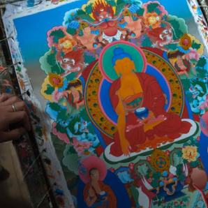 Thanka painting detail 2