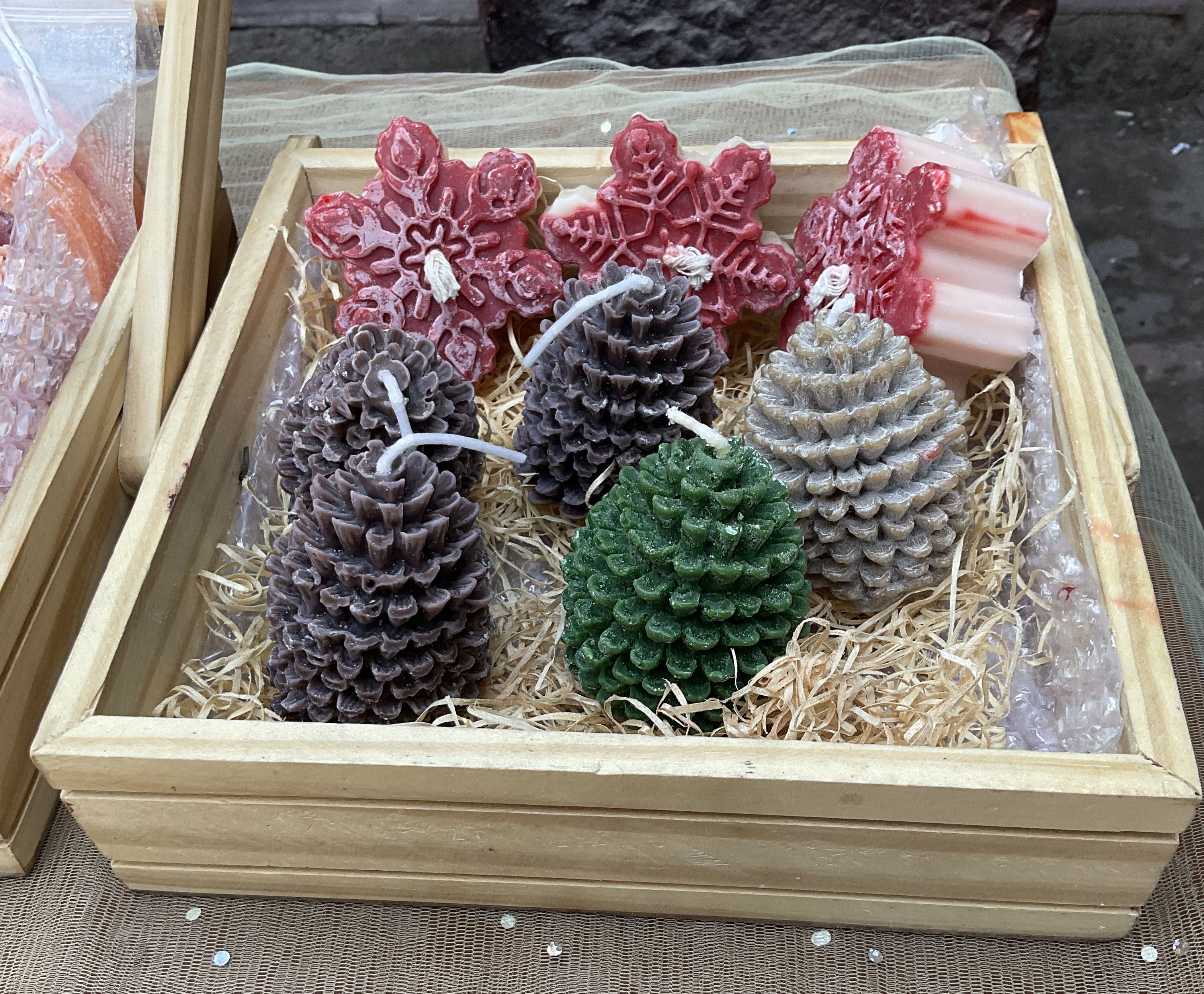 Traditional beeswax candle making 1