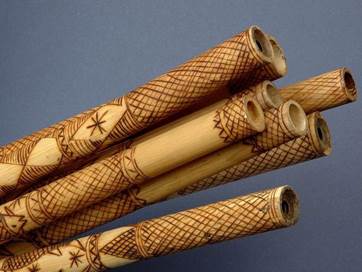 Sulur bamboo flute from Bastar, Chhattisgarh