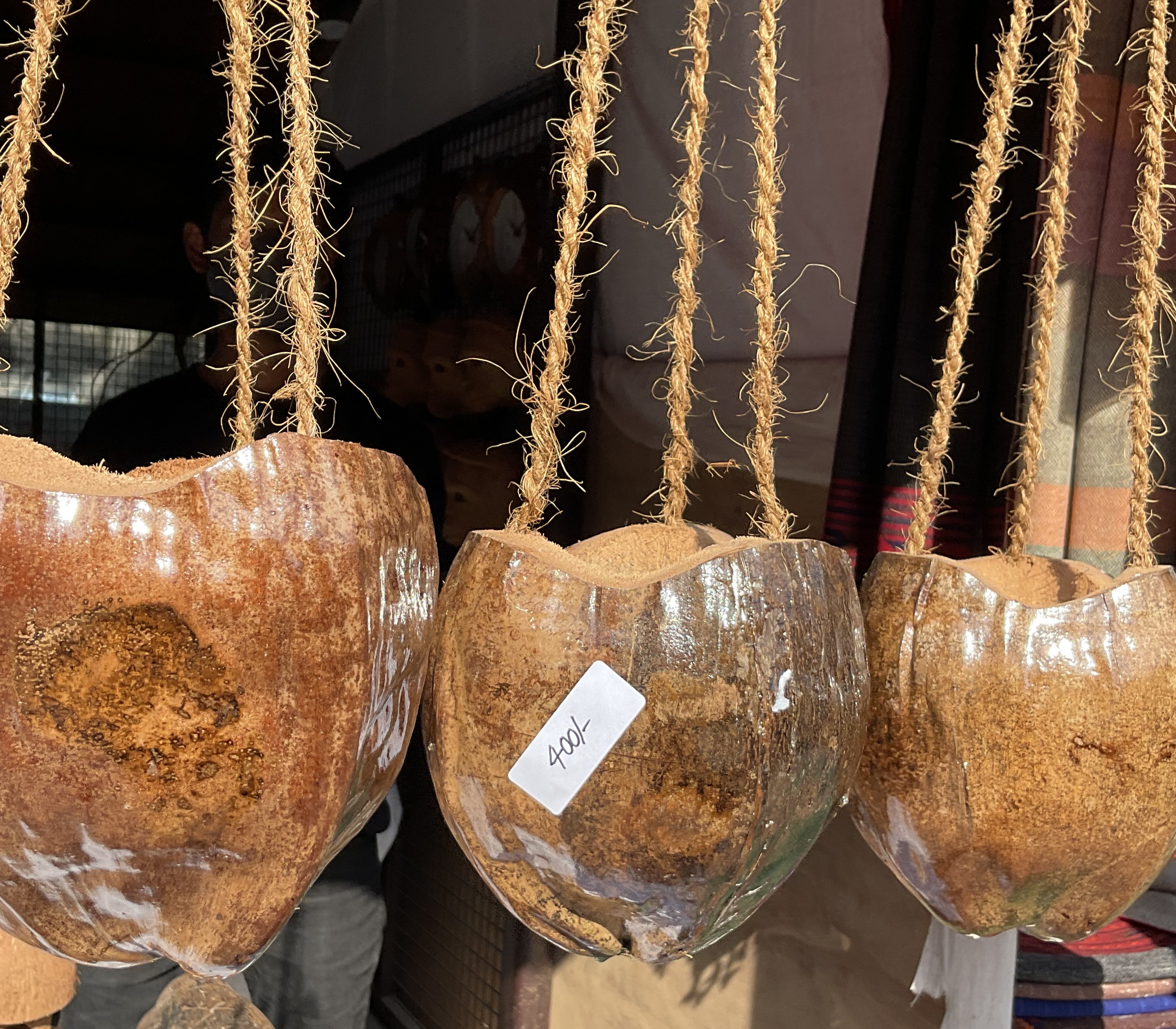 Coconut husk craft detail 3