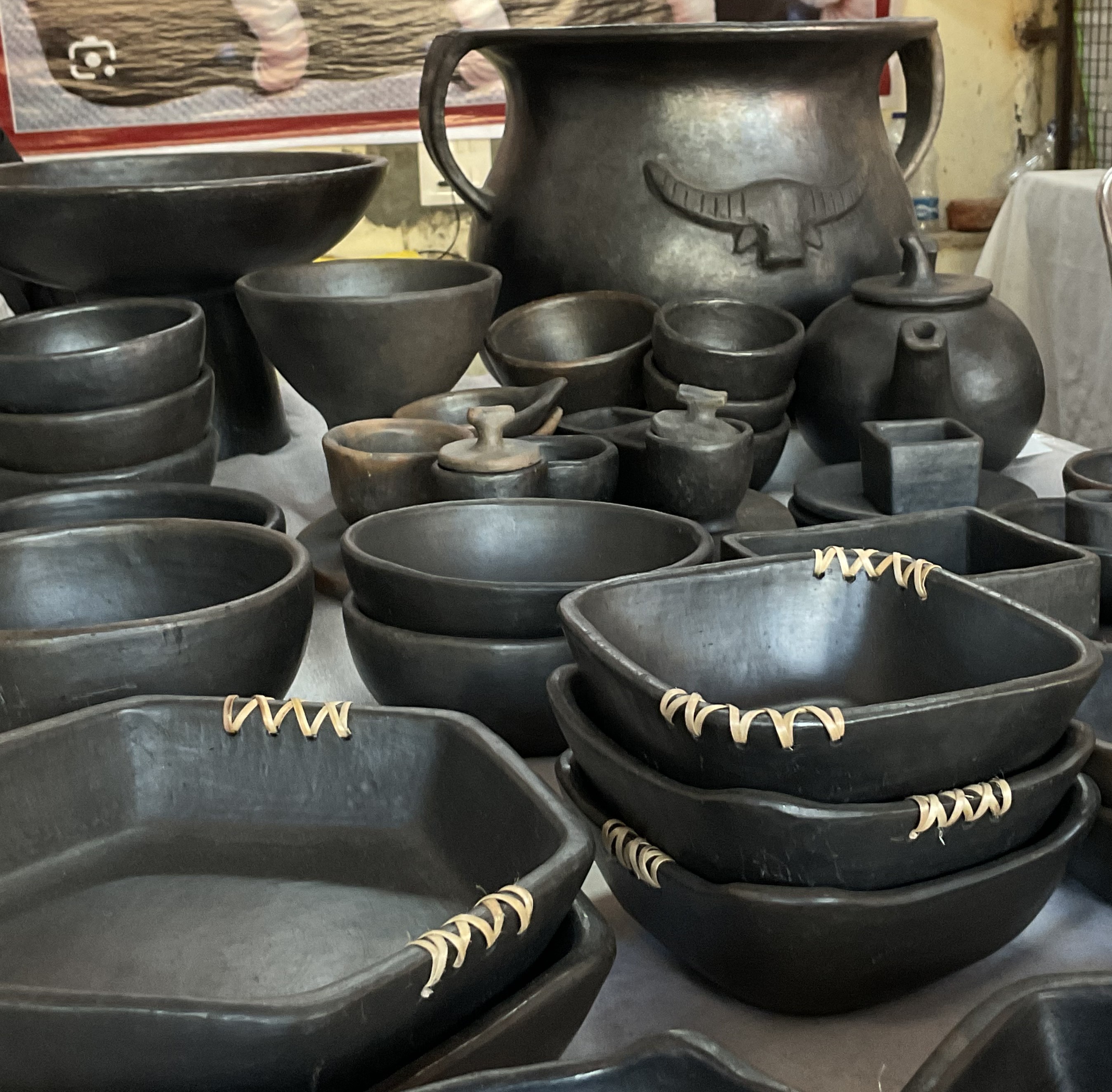 Black pottery product 3