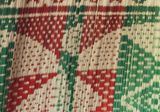 Kora grass mat detail 1