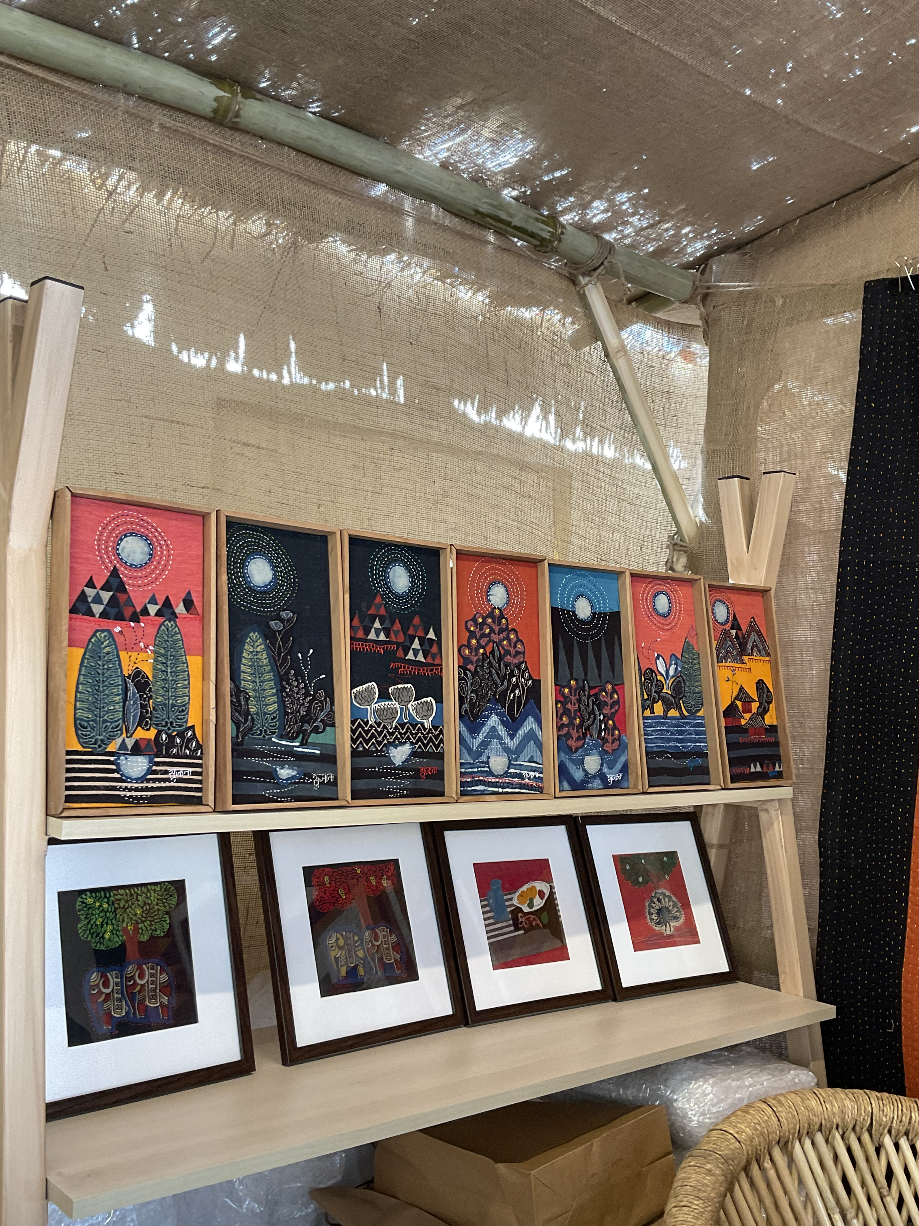 Appliqué textile detail 1