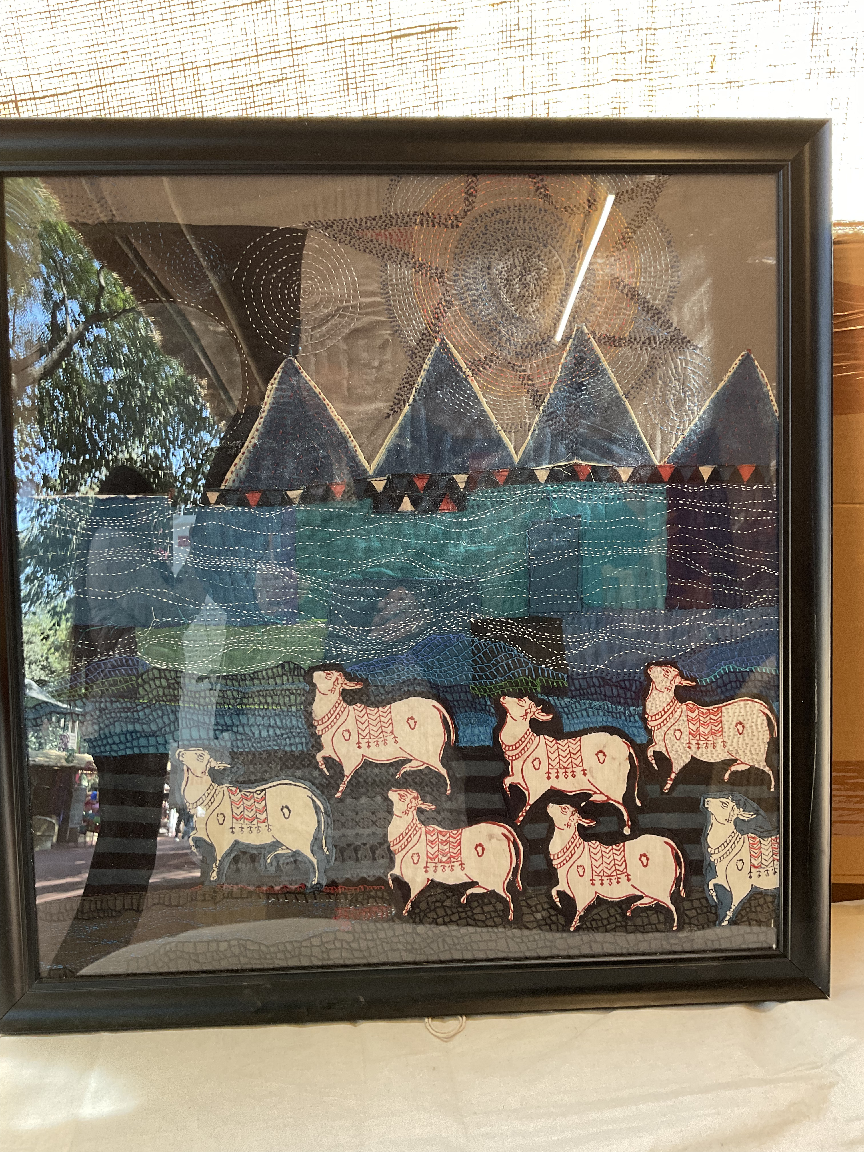 Appliqué textile detail 2