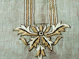 Banaras Zardozi embroidery detail 2