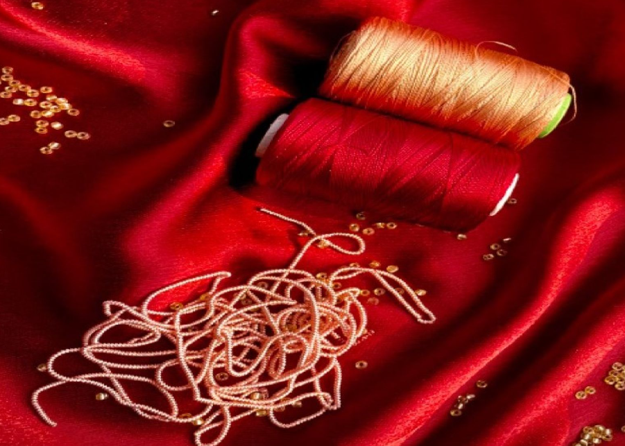 Lucknow Zardozi embroidery example 1