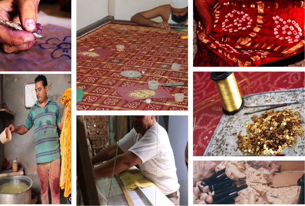 Collage of Gharchola products
