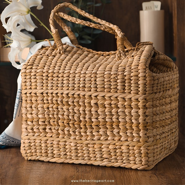 Kauna grass Shengao basket from Manipur - image 1