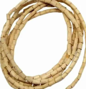 Tulsi Kanthi Mala beadwork detail